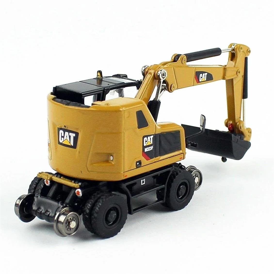 Diecast Masters 85656 1/87 Ölçek, Cat M323F Demiryolu Exkavatörü, Sergilemeye Hazır Metal İş Makinası Modeli