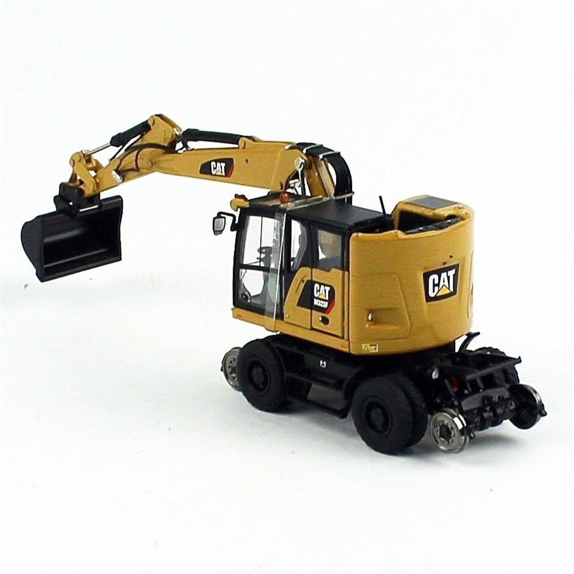 Diecast Masters 85662 1/50 Ölçek, Cat M323F Demiryolu Exkavatörü, Sergilemeye Hazır Metal İş Makinası Modeli