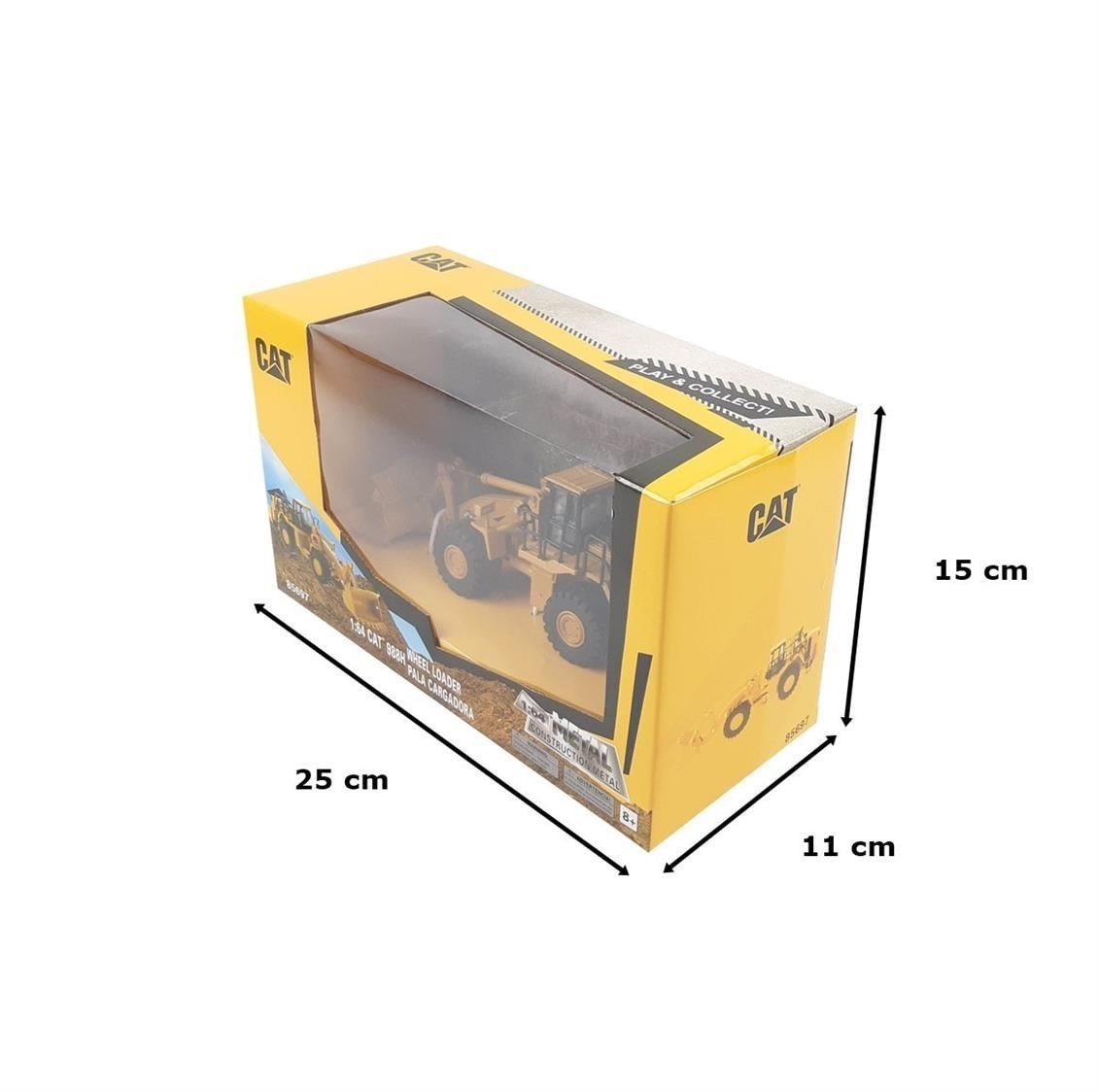 Diecast Masters 85697 1/64 Ölçek, Cat 988H Loder, Sergilemeye Hazır Metal İş Makinası Modeli