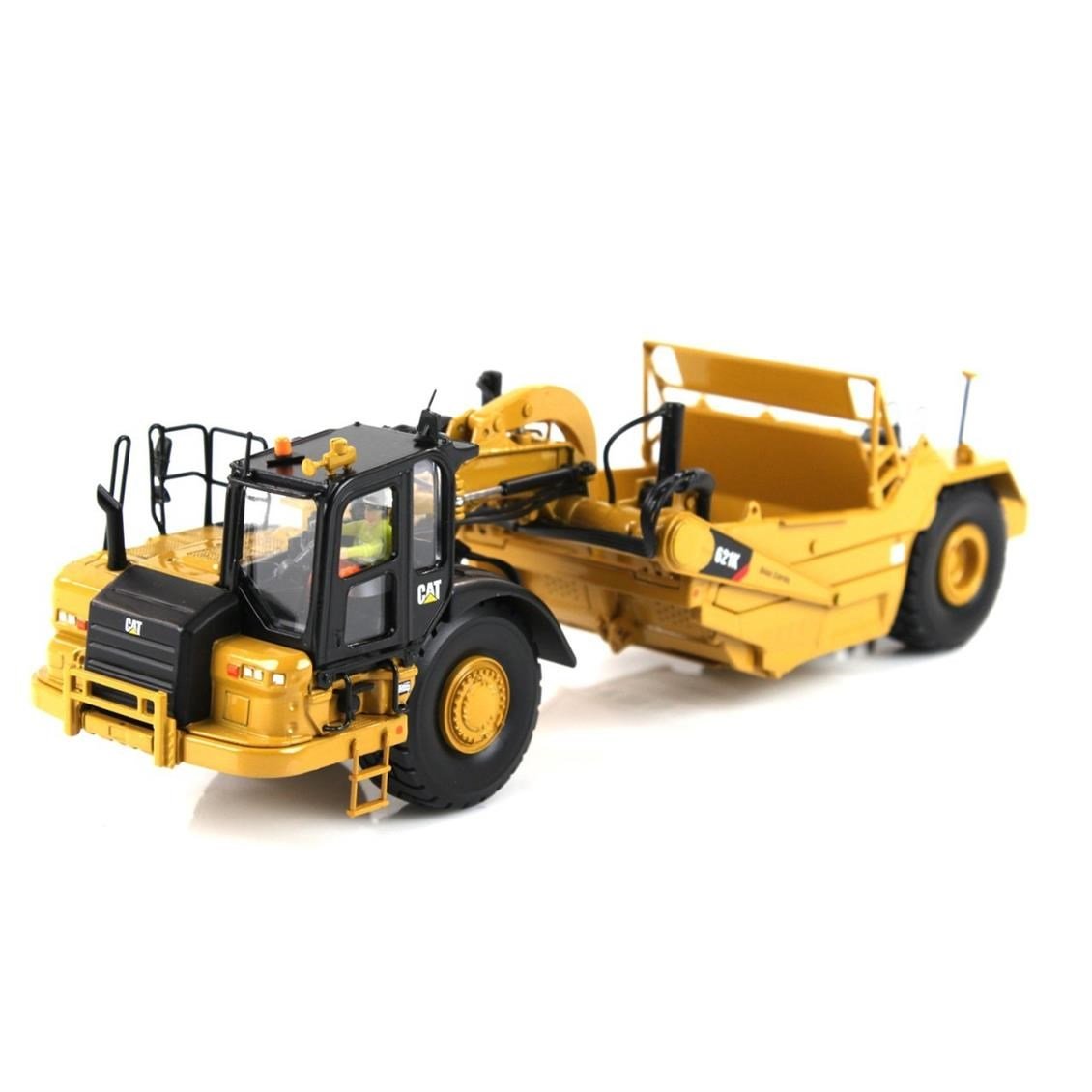 Diecast Masters 85920 1/50 Ölçek, Cat 621 K Çekicili Sıyırıcı, Sergilemeye Hazır Metal İş Makinası Modeli