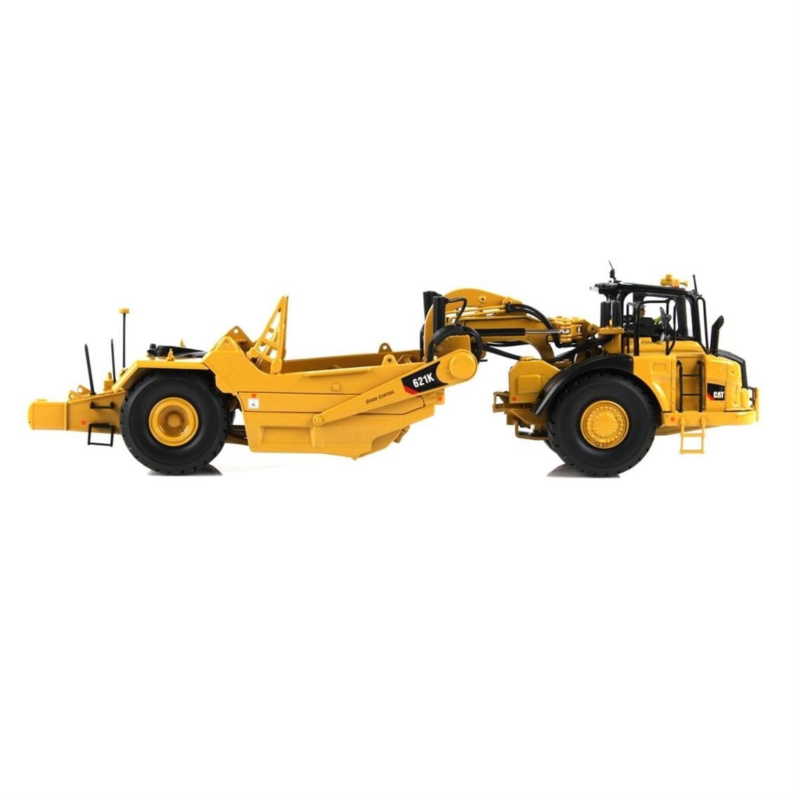 Diecast Masters 85920 1/50 Ölçek, Cat 621 K Çekicili Sıyırıcı, Sergilemeye Hazır Metal İş Makinası Modeli