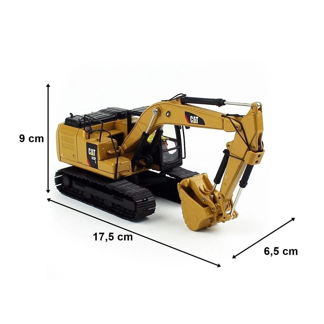 Diecast Masters 85924 1/50 Ölçek, Cat 323F Exkavatör, Sergilemeye Hazır Metal İş Makinası Modeli