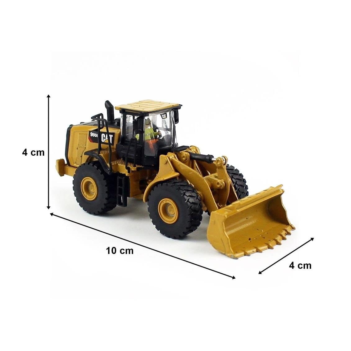 Diecast Masters 85948 1/87 Ölçek, Cat 966M Loder, Sergilemeye Hazır Metal İş Makinası Modeli