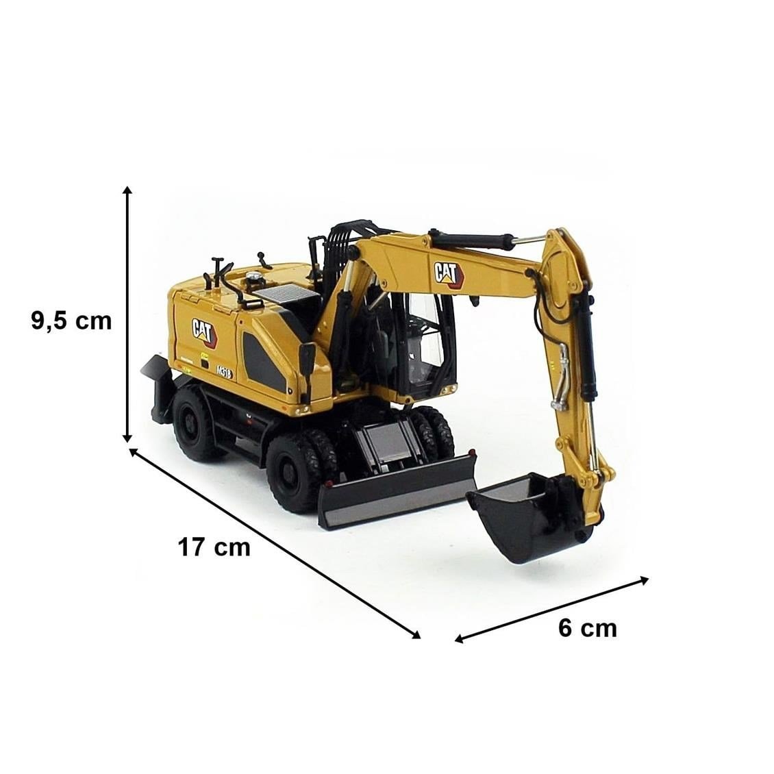 Diecast Masters 85956 1/50 Ölçek, Cat M318 Exkavatör, Sergilemeye Hazır Metal İş Makinası Modeli