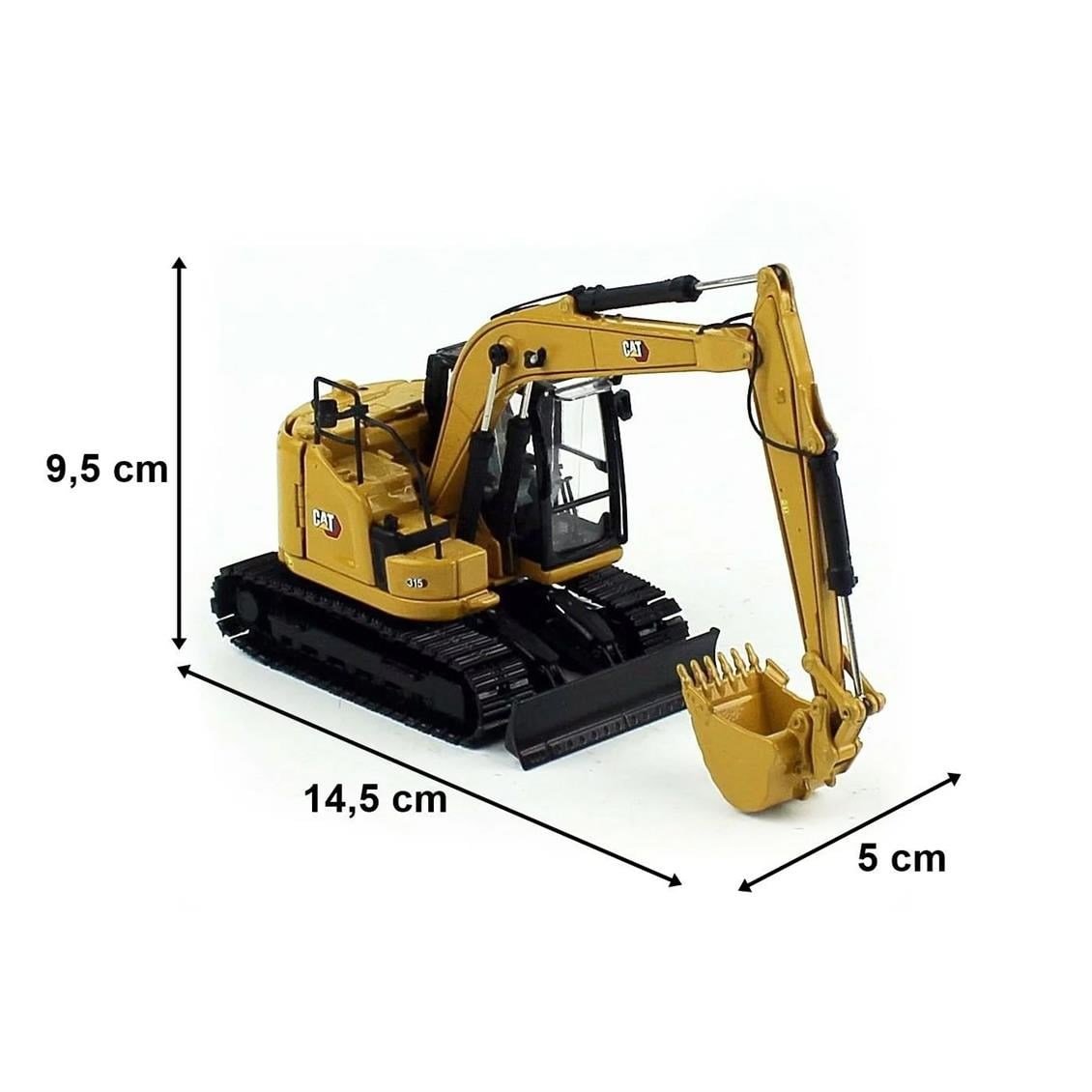 Diecast Masters 85957 1/50 Ölçek, Cat 315 Exkavatör, Sergilemeye Hazır Metal İş Makinası Modeli