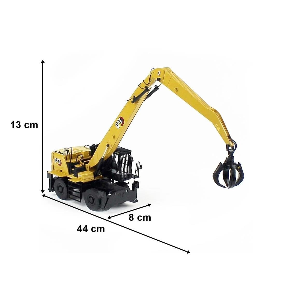 Diecast Masters 85958 1/50 Ölçek, Cat MH3040 Malzeme Toplayıcılı Exkavatör, Sergilemeye Hazır Metal İş Makinası Modeli