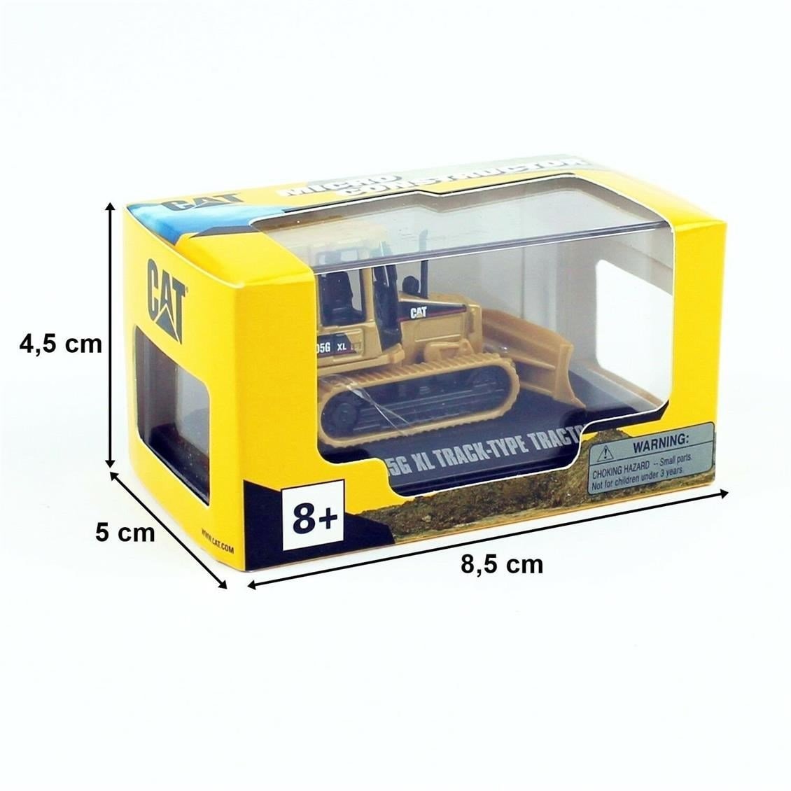 Diecast Masters 85971 Micro Serisi, D5G XL Dozer, Sergilemeye Hazır Metal İş Makinası Modeli
