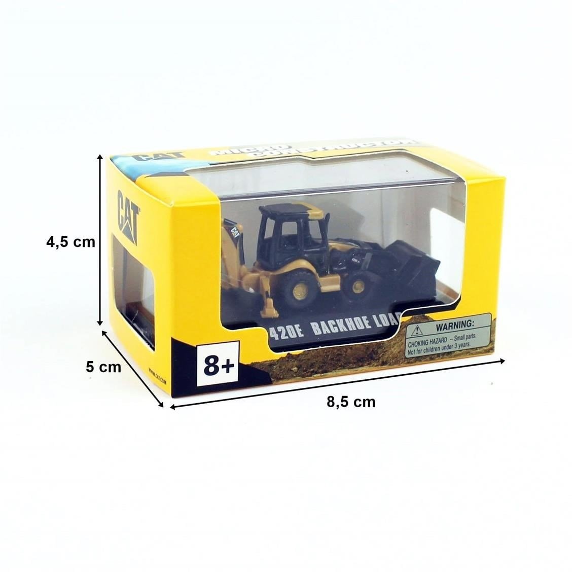 Diecast Masters 85973 Micro Serisi, 420E Beko Loder, Sergilemeye Hazır Metal İş Makinası Modeli