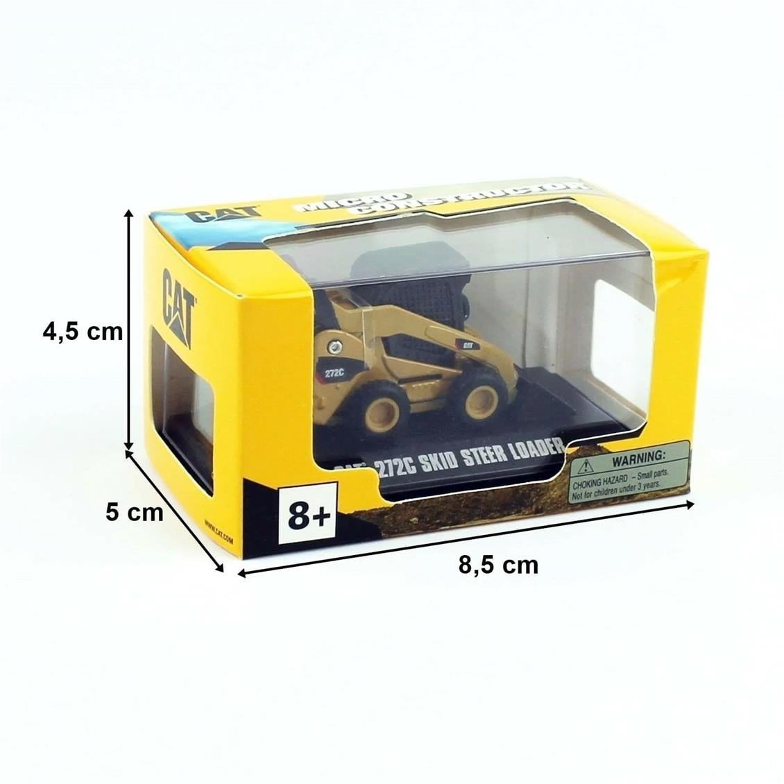 Diecast Masters 85974 Micro Serisi, 272C Mini Loder, Sergilemeye Hazır Metal İş Makinası Modeli