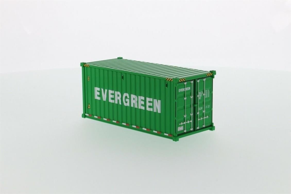 Diecast Masters 91025D 1/50 Ölçek, 20 lik Kuru Yük Konteyneri, Yeşil ( EverGreen Logolu ) Sergilemeye Hazır Plastik Model