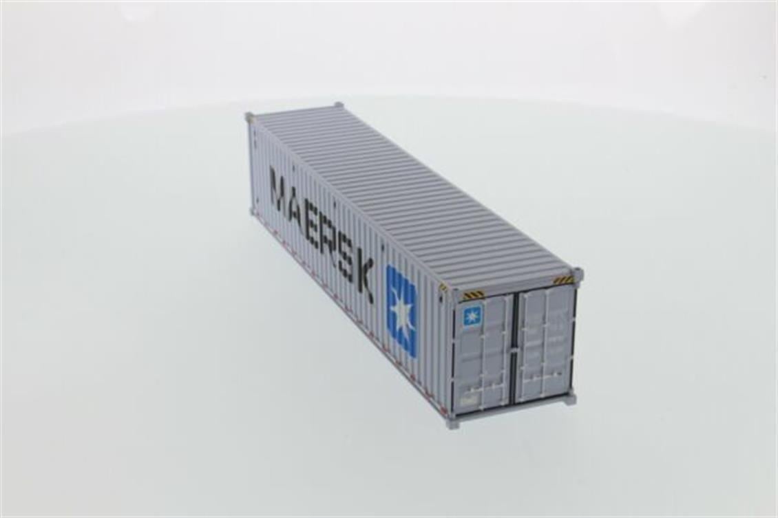 Diecast Masters 91027E 1/50 Ölçek, 40 lık Kuru Yük Konteyneri, Gri ( Maersk Logolu ) Sergilemeye Hazır Plastik Model