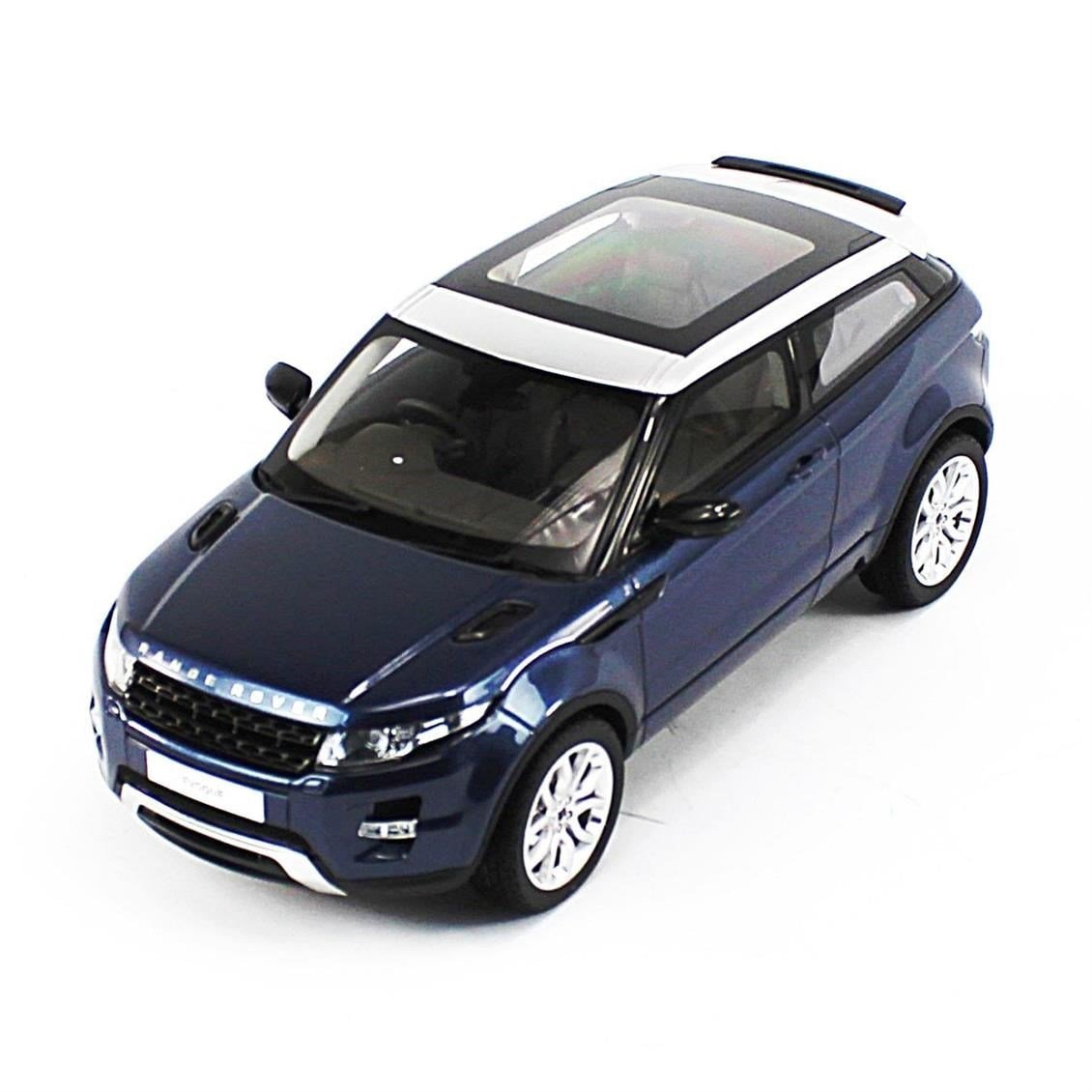 Dorlop 1002B 1/18 Ölçek, 2011 Range Rover Rvoque, Baltic Mavi, Kapıları Açılmaz, Sergilemeye Hazır RESIN Araba Modeli
