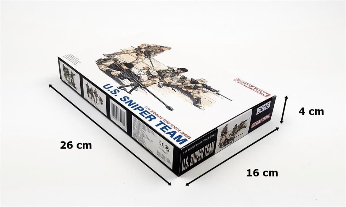 Dragon 3016 1/35 Ölçek, ABD Nişancı Timi Asker Figürleri Plastik Model Kiti