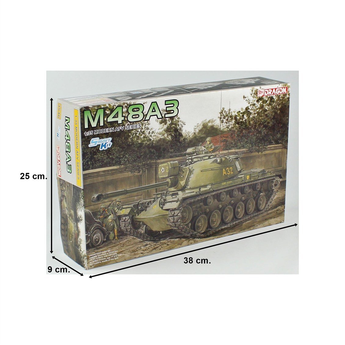 Dragon 3546 1/35 Ölçek, M48A3 Tankı Plastik Model Kiti