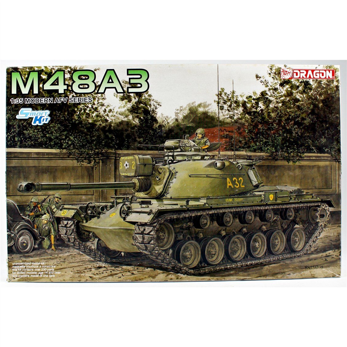 Dragon 3546 1/35 Ölçek, M48A3 Tankı Plastik Model Kiti