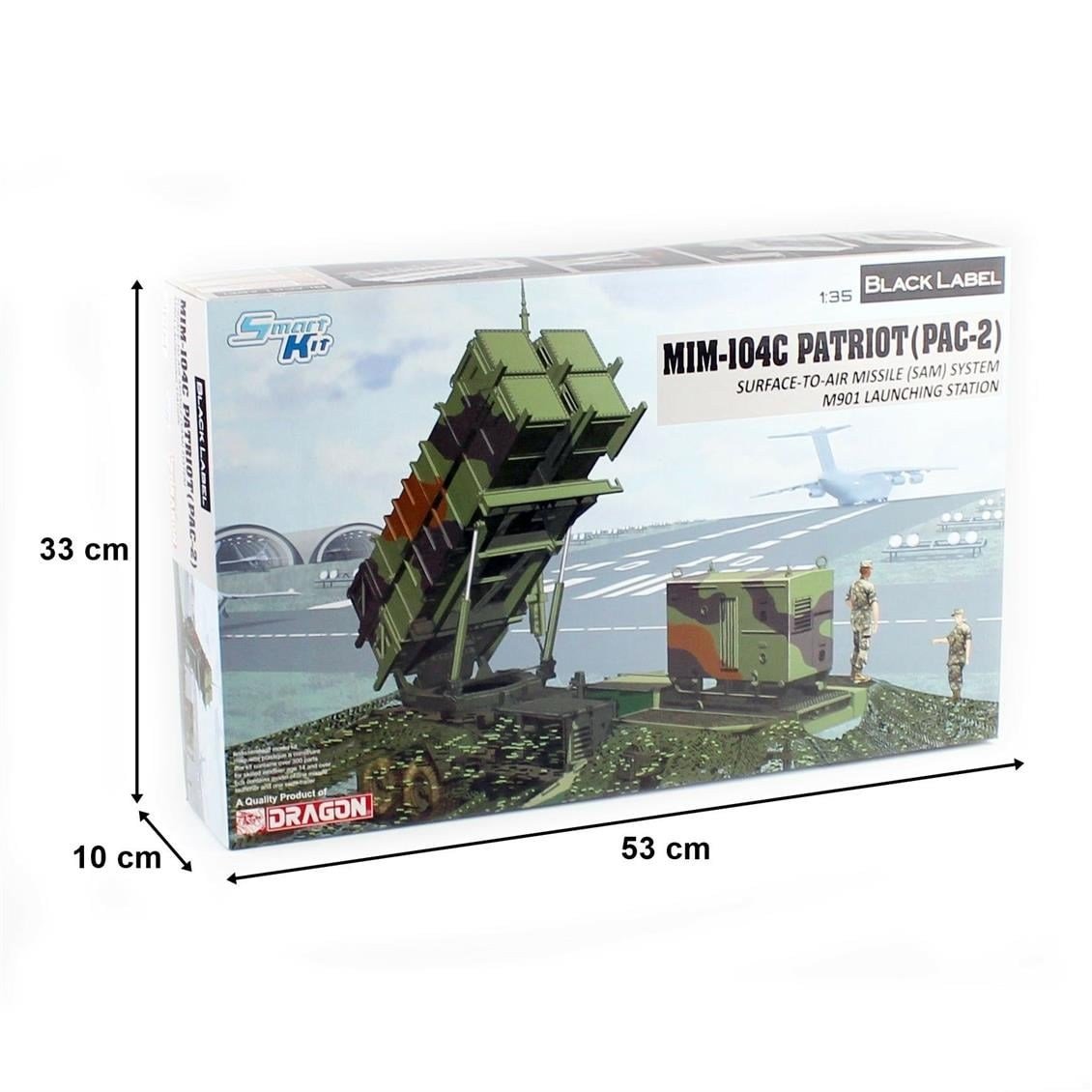 Dragon 3604 1/35 Ölçek, MIM-104C Patriot Füze Sistemi M901, Plastik Model Kiti