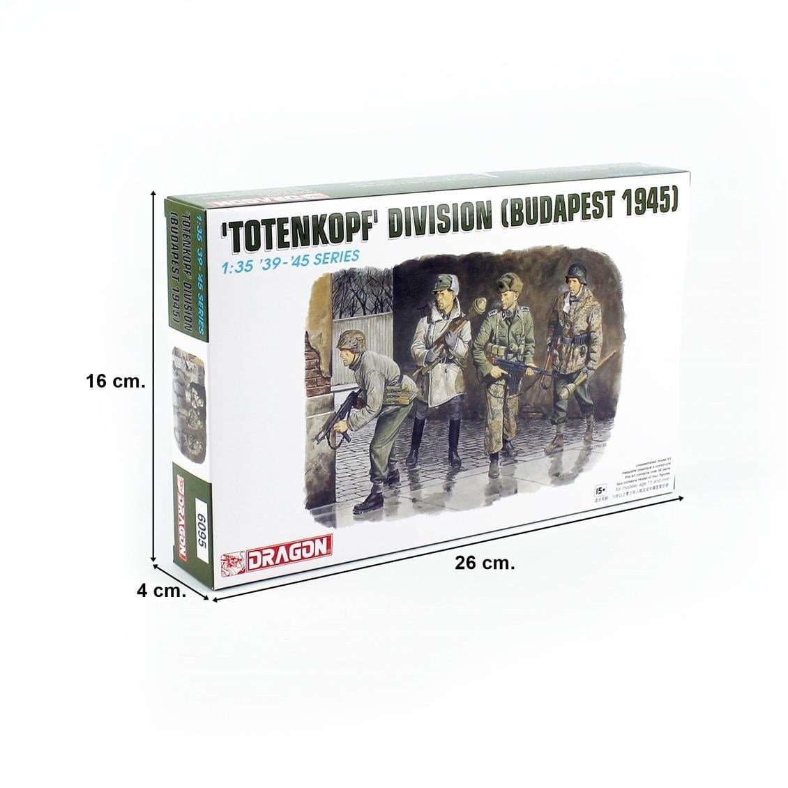 Dragon 6095 1/35 Ölçek, 3. SS Tank Tümeni TOTENKOPF, (Budapeşte 1945) Figürleri Plastik Model Kiti