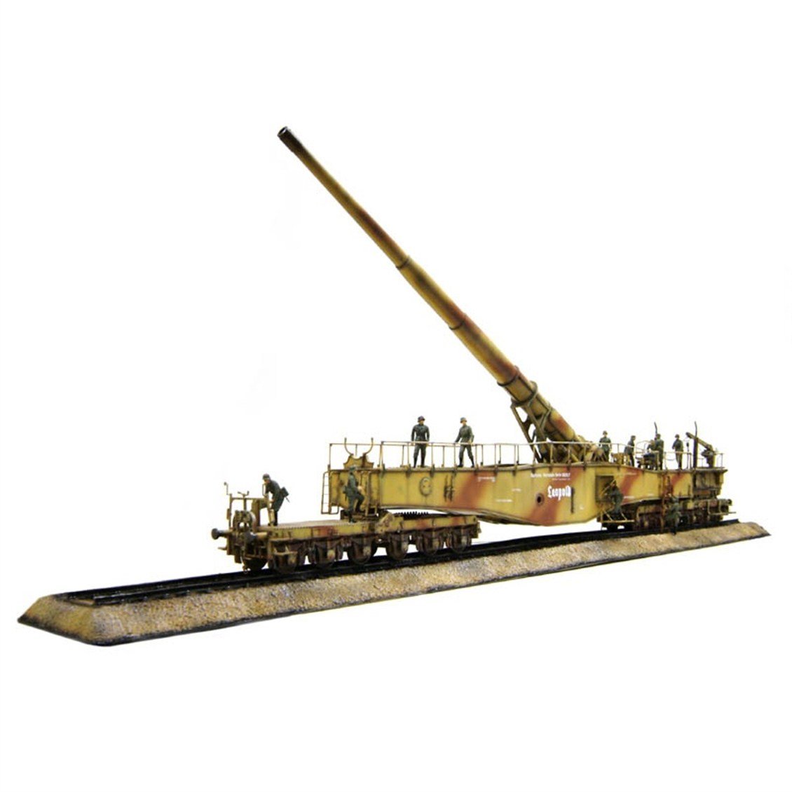 Dragon 6200 1/35 Ölçek, Alman Demiryolu Topu 28cm K5(E) (Leopold), Plastik Model Kiti