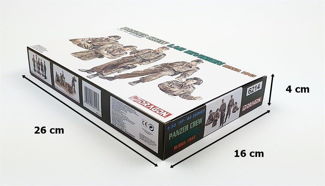Dragon 6214 1/35 Ölçek, Tank Mürettebatı LAH Bölüğü (Rusya 1943) Asker Figürleri Plastik Model Kiti