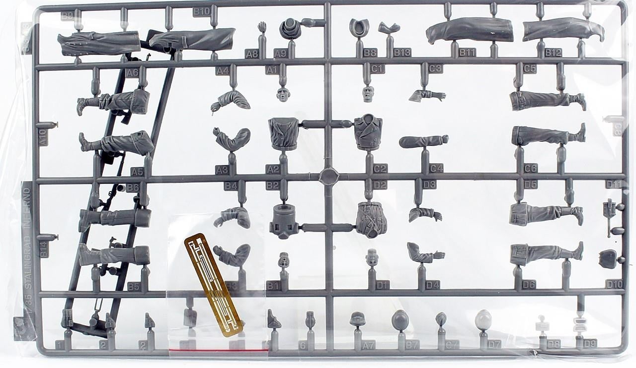 Dragon 6343 1/35 Ölçek,  Stalingadr Cehennemi Asker Figürleri Plastik Model Kiti