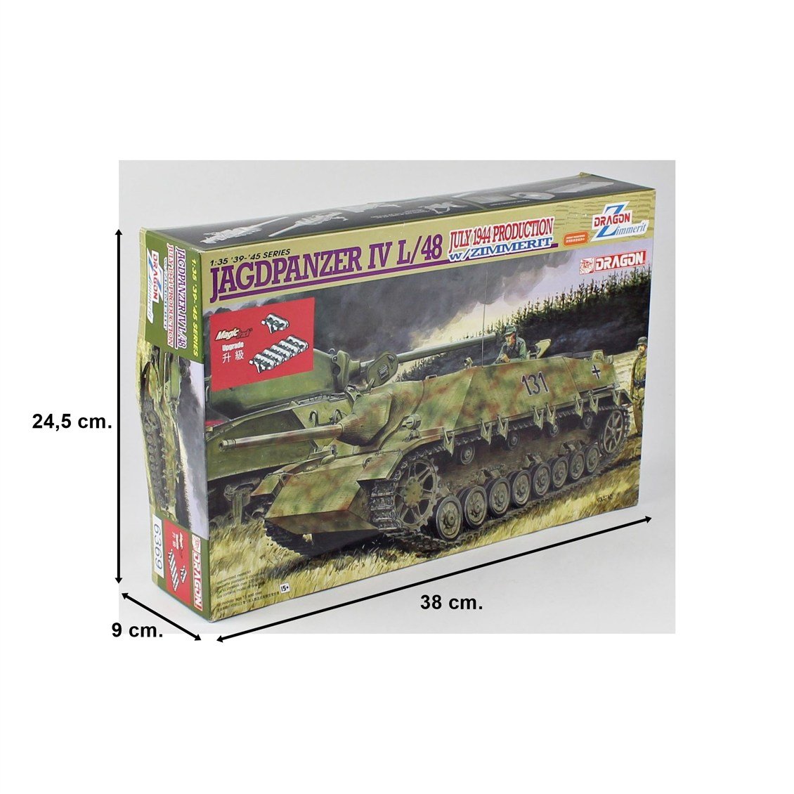 Dragon 6369 1/35 Ölçek, Jagdpanzer IV L/48, 1944 Üretimi Tank Avcısı (Zimmerit kaplamalı), Plastik model Kiti