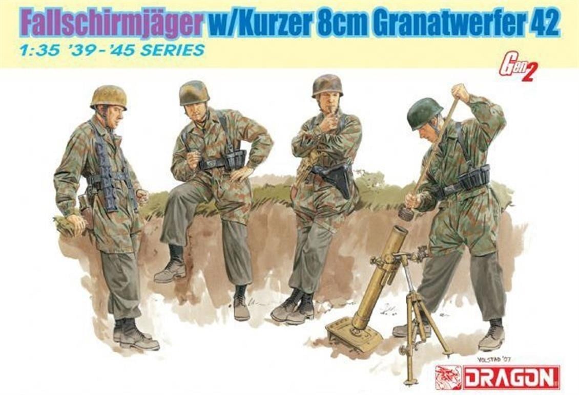 Dragon 6373 1/35 Ölçek, Paraşütçü Askerler Figürleri Plastik Model Kiti