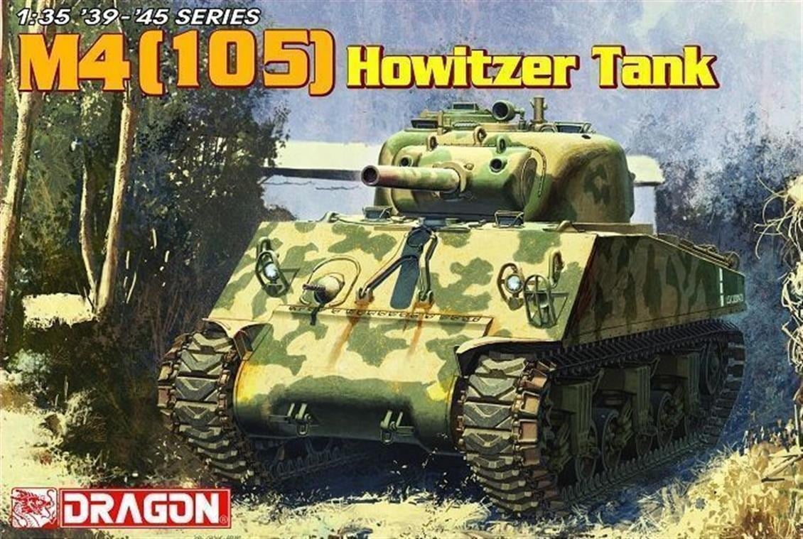 Dragon 6548 1/35 Ölçek, M4(105) Howitzer Tankı Plastik Model Kiti