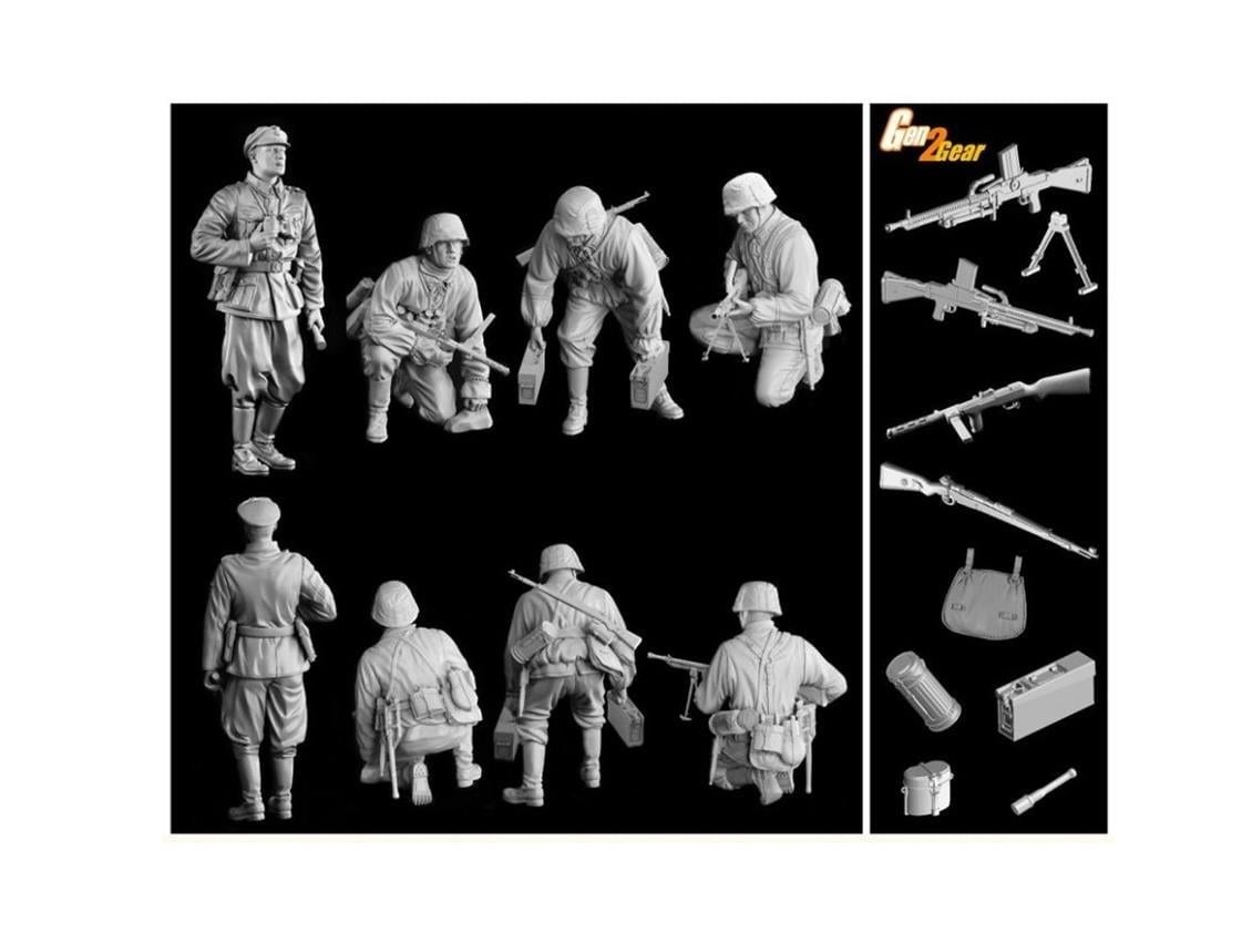 Dragon 6643 1/35 Ölçek, LAH Tümeni (Kleisoura Geçidi 1941) Asker Figürleri Plastik Model Kiti