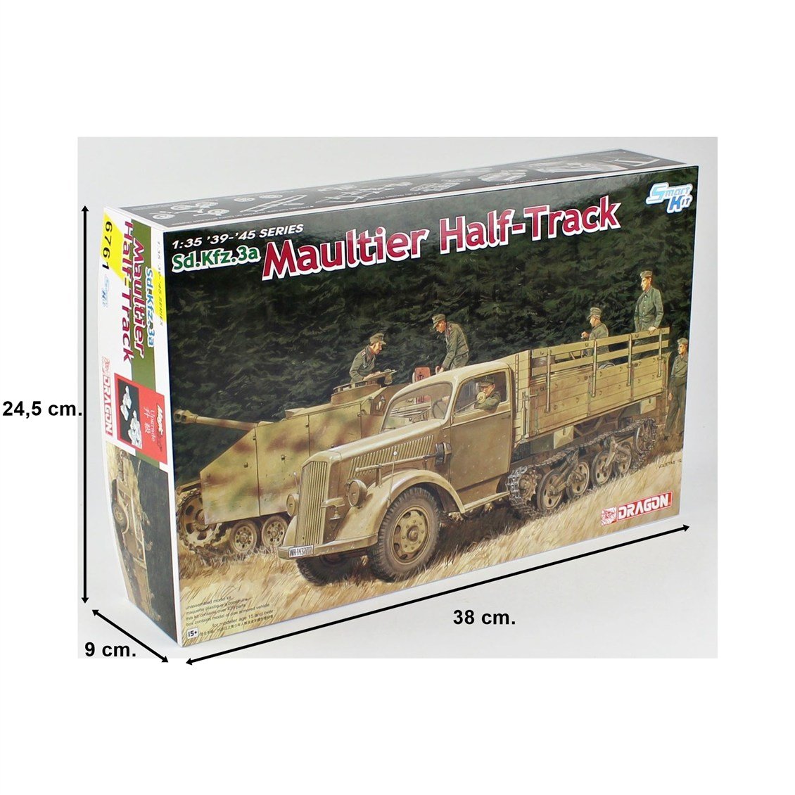 Dragon 6761 1/35 Ölçek, Opel Maultier Yarı Paletli Alman Kamyonu, Plastik Model Kiti