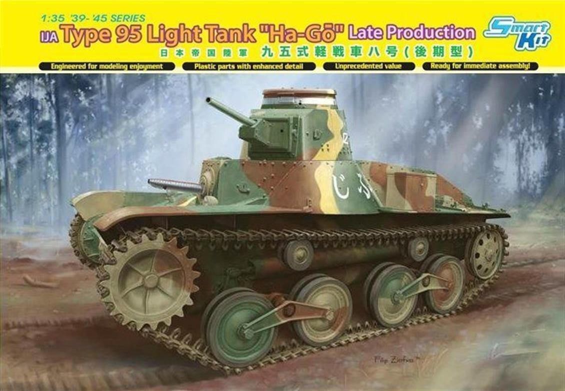 Dragon 6770 1/35 Ölçek, IJA Type 95 (Ha-Go) Hafif Tank Plastik Model Kiti