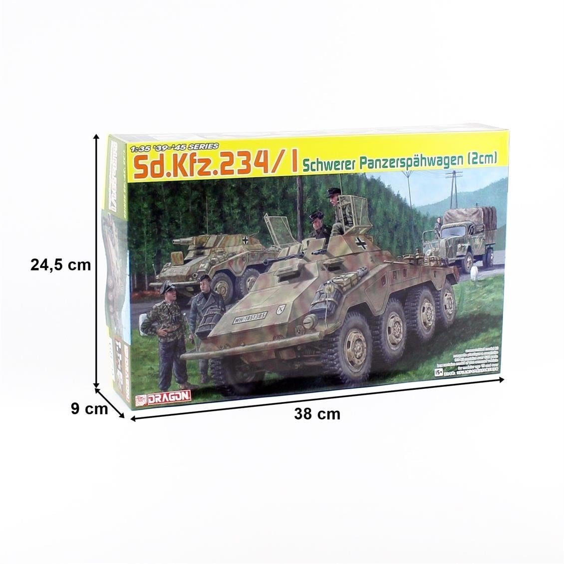 Dragon 6879 1/35 Ölçek, Sd.Kfz.234/1 Ağır Zırhlı Araç Plastik Model Kiti