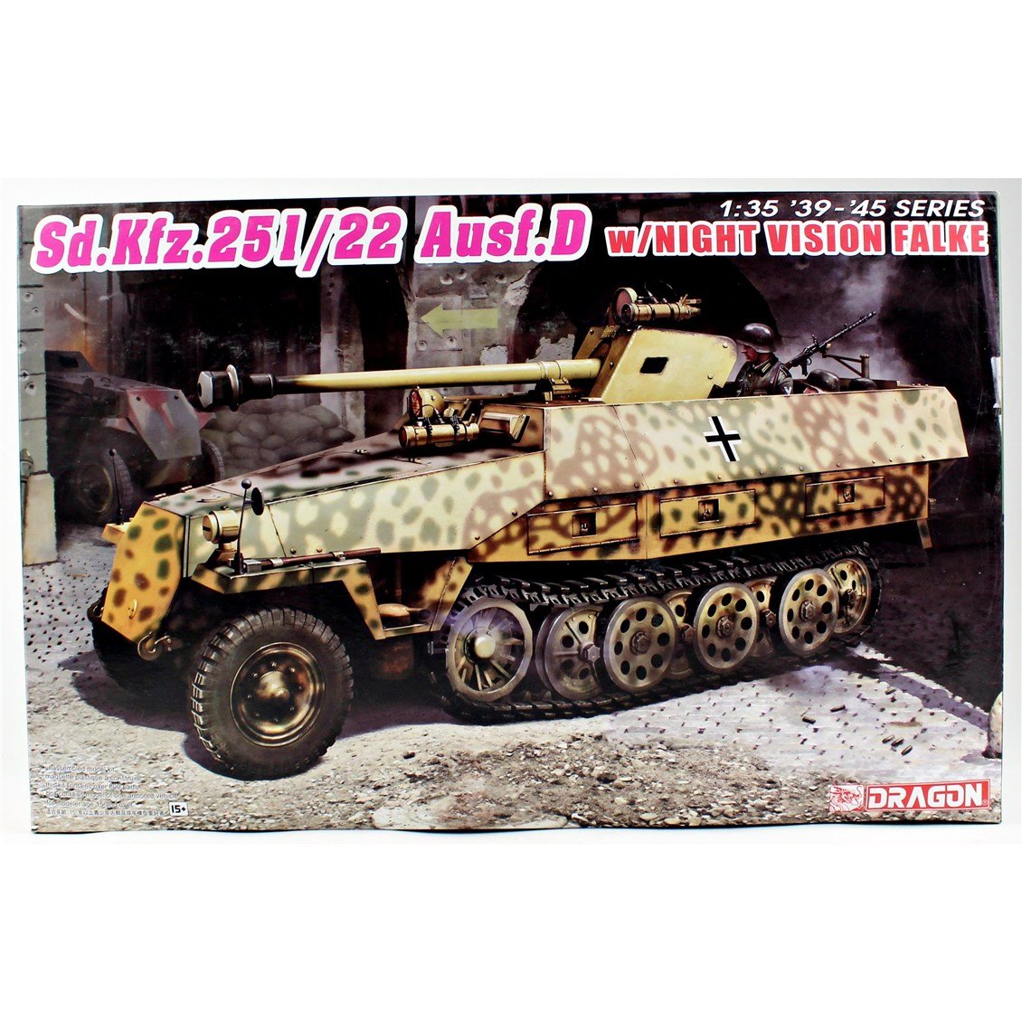 Dragon 6994 1/35 Ölçek, Sd.Kfz.251/22 Alman Yarı Paletli, PAK 40 Toplu, Gece Görüşlü, Piyade Taşıyıcı Plastik Model Kiti