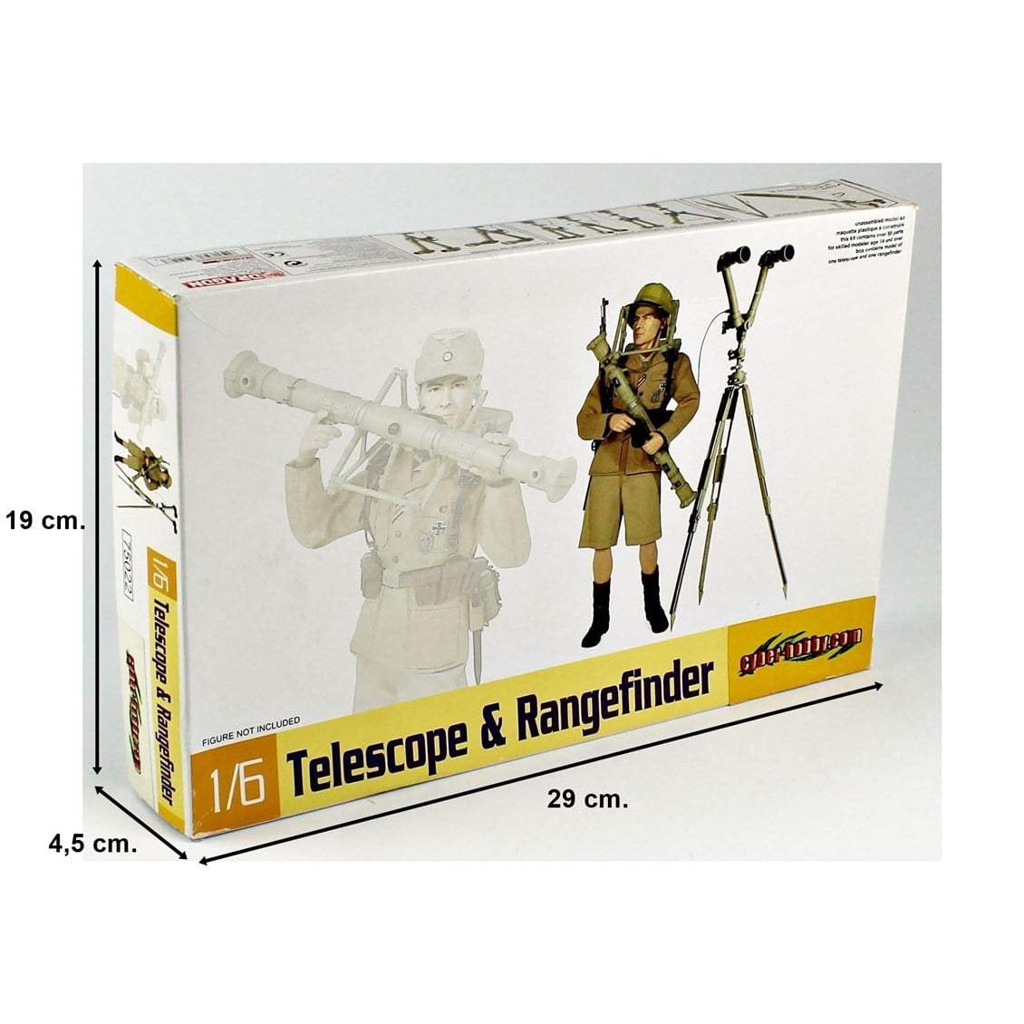 Dragon 75022 1/6 Ölçek, Teleskop ve Mesafe Ölçer, Plastik Model Kiti