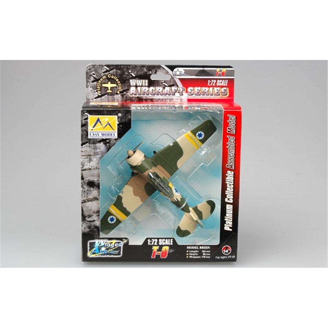 Easy Hobby 36317 1/72 Ölçek, T-6G-Israel Defence Force / Air Force Savaş Uçağı, Sergilemeye Hazır Plastik Model