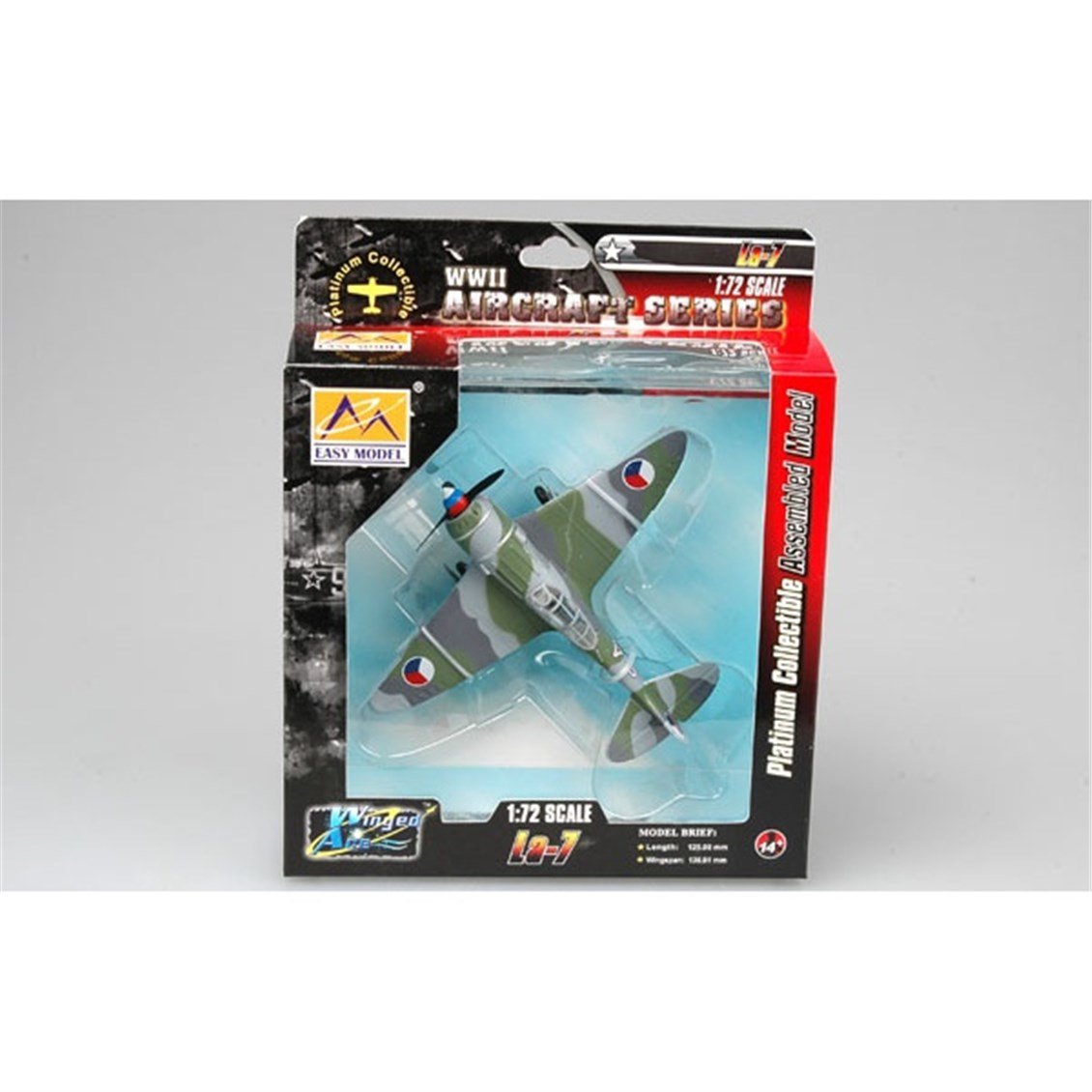 Easy Hobby 36330 1/72 Ölçek, La-7 (White 64) Czech Air Force Savaş Uçağı, Sergilemeye Hazır Plastik Model