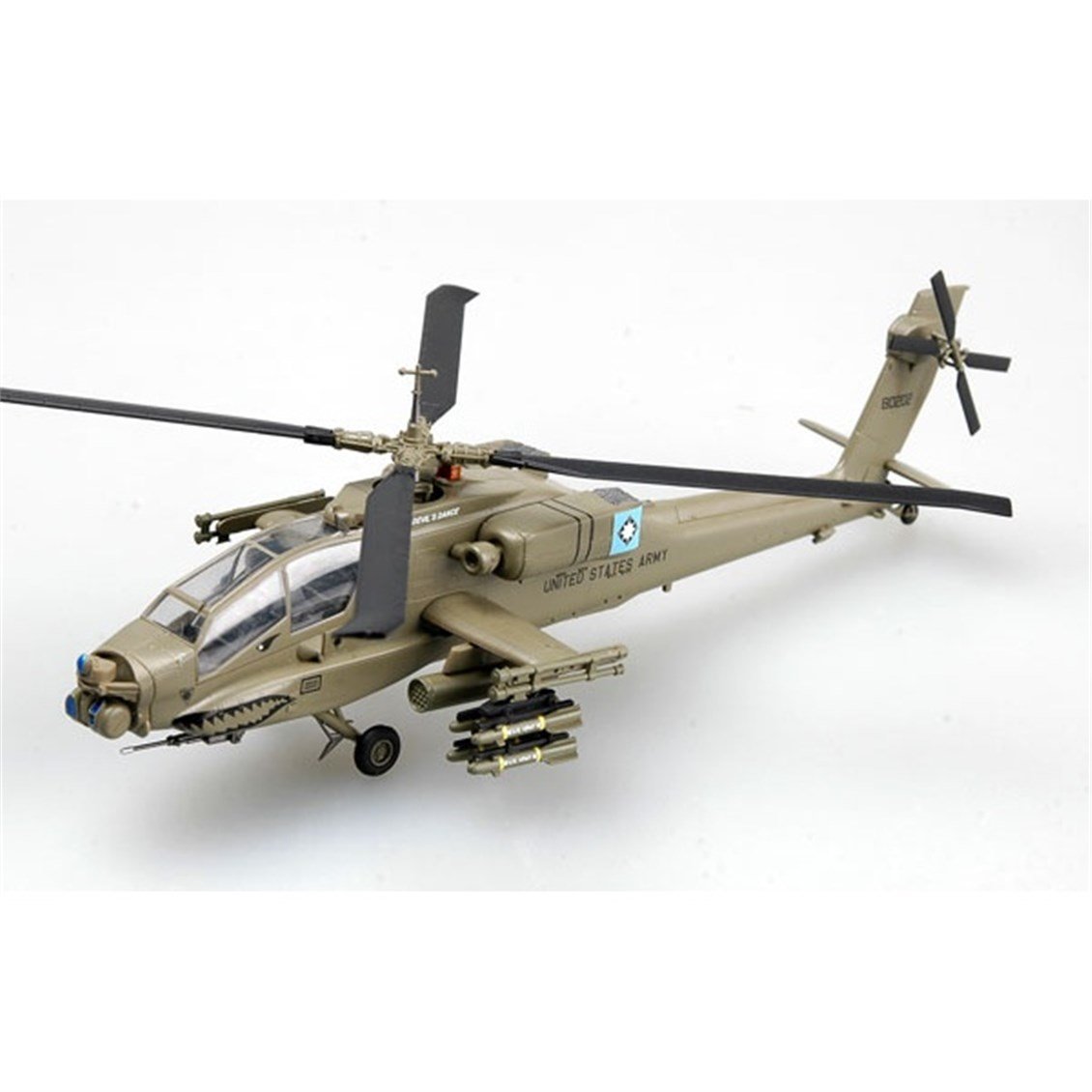 Easy Hobby 37029 1/72 Ölçek, AH-64A 88-0202 DEVILS DANCE of C Company,1-229 ATKHB,XVIII Airbo Askeri Helikopter, Sergilemeye Ha