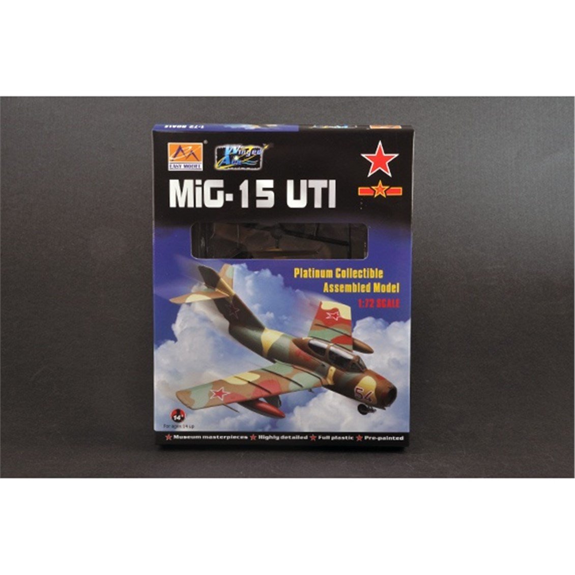 Easy Hobby 37136 1/72 Ölçek, Iraqi Air Force Mig-15UTI,Late 1980 Savaş Uçağı, Sergilemeye Hazır Plastik Model