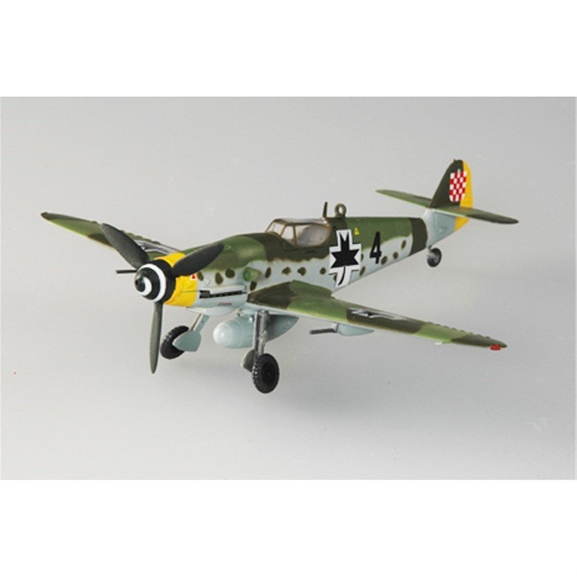 Easy Hobby 37202 1/72 Ölçek, BF-109G-10 1945 Croatia Savaş Uçağı, Sergilemeye Hazır Plastik Model