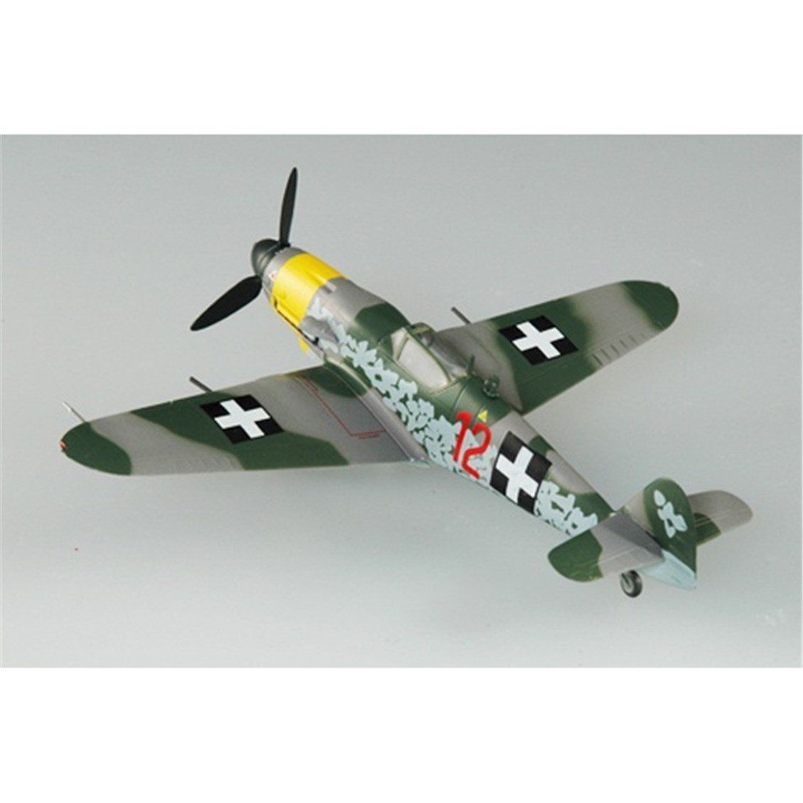 Easy Hobby 37204 1/72 Ölçek, BF-109G-10 Hungrian 1945 Savaş Uçağı, Sergilemeye Hazır Plastik Model