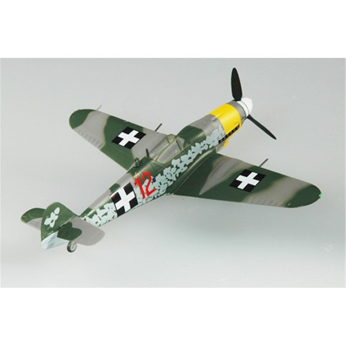 Easy Hobby 37204 1/72 Ölçek, BF-109G-10 Hungrian 1945 Savaş Uçağı, Sergilemeye Hazır Plastik Model