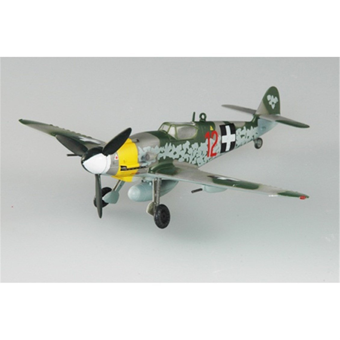 Easy Hobby 37204 1/72 Ölçek, BF-109G-10 Hungrian 1945 Savaş Uçağı, Sergilemeye Hazır Plastik Model