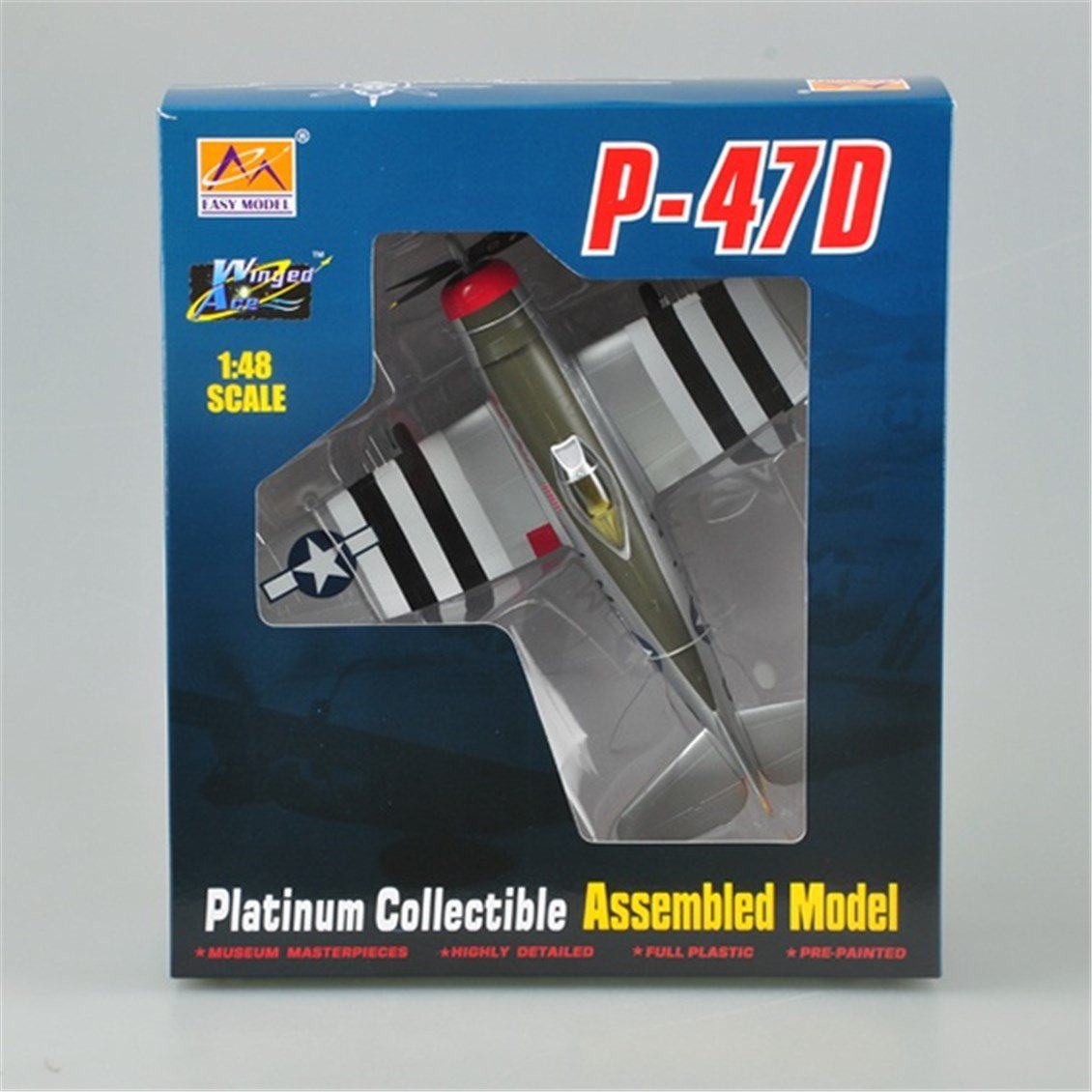 Easy Hobby 39307 1/72 Ölçek, P-47D 62FS,56FG Savaş Uçağı, Sergilemeye Hazır Plastik Model