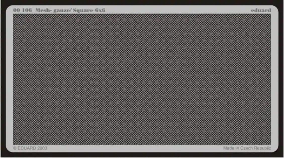 Eduard 00106 Mesh - Gauze/ Square 6X6 Maket Detayı
