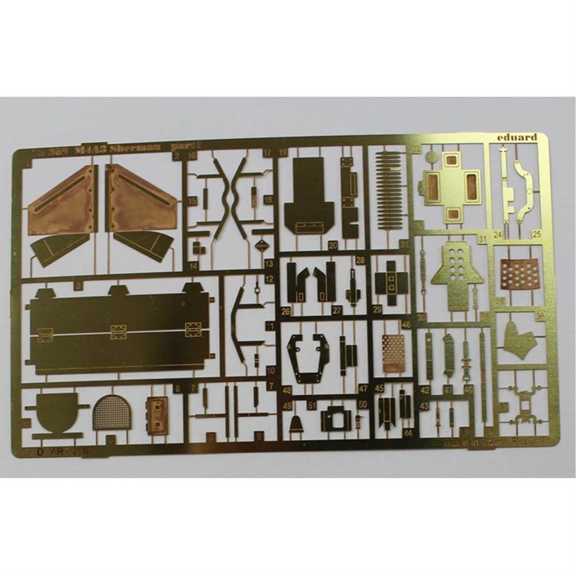 Eduard 35369 1/35 Ölçek, M-4A3 Sherman For Tamıya Maket D