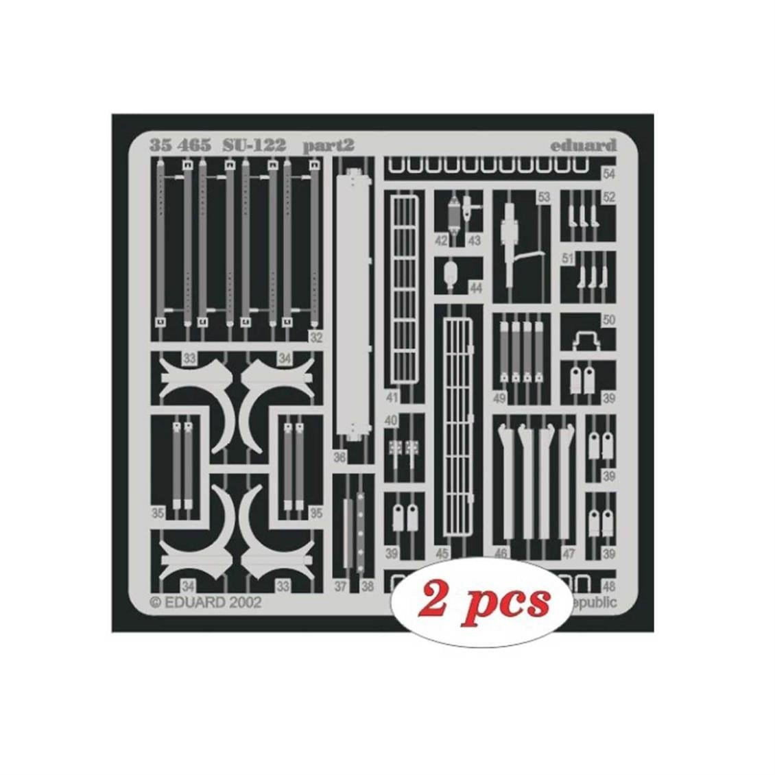Eduard 35465 1/35 Ölçek, Su-122 For Tamıya Maket Detay Se