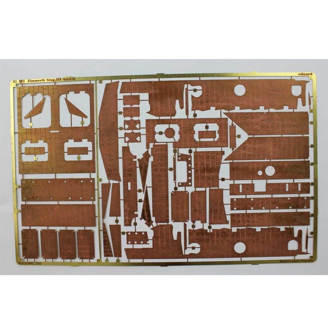 Eduard 35491 1/35 Ölçek, Zimmerit Stug.III Ausf. G For Ta