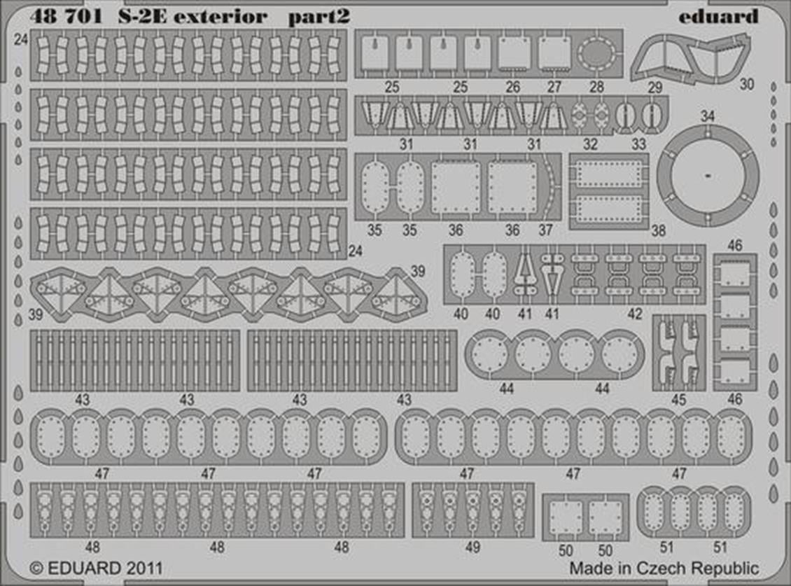 Eduard 48701 1/48 Ölçek, S-2E Exterior For Kınetıc Maket