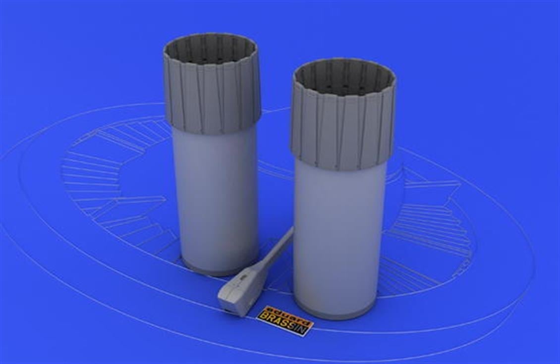 Eduard 648023 1/48 Ölçek, F-4 Exhaust Nozzles Late For Ha