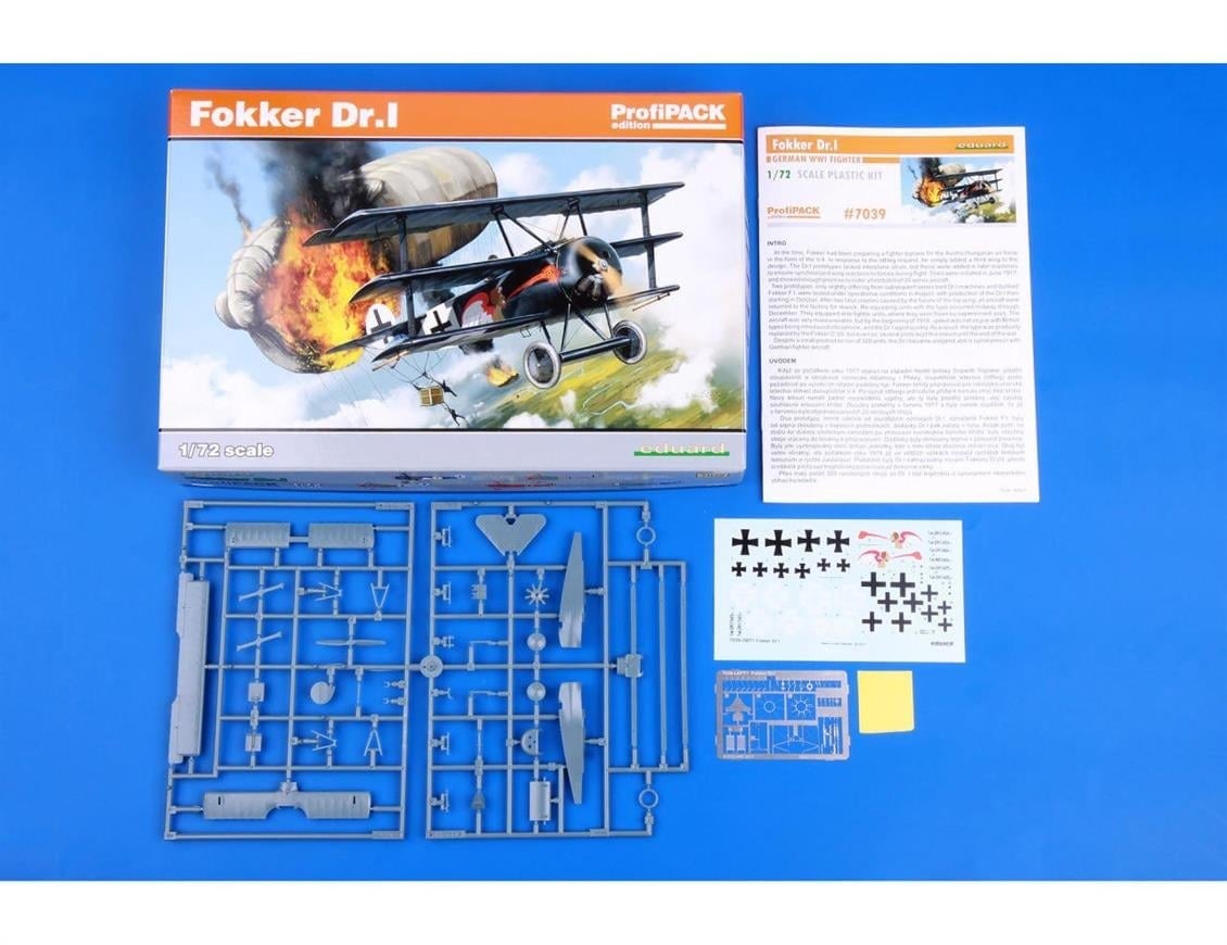 Eduard 7039 1/72 Ölçek, Fokker Dr.I Uçak Maketi