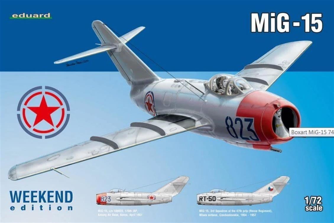 Eduard 7423 1/72 Ölçek, Mig-15 Uçak Maketi